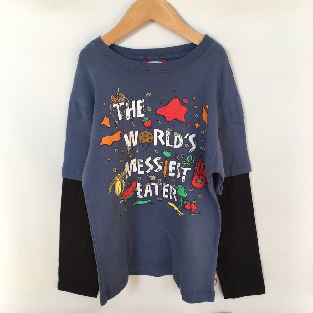 City Threads 100% cotton L/S Tee Shirt Blu…